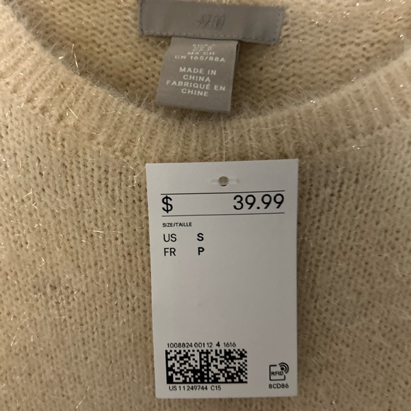 H&M NWT Beige Knit Sweater - Picture 4 of 6